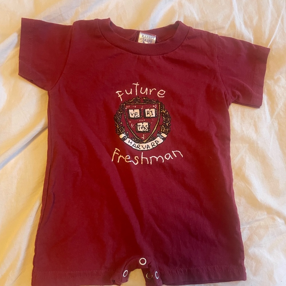 Harvard Onesie ‘Future Freshman’ Size 18 M